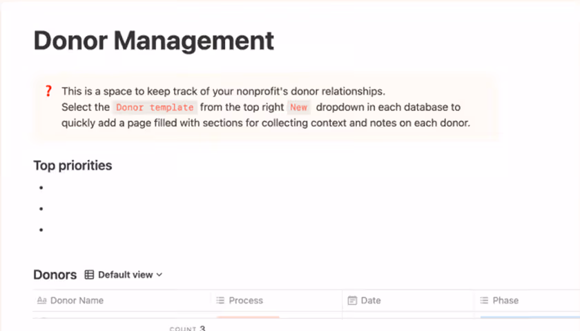 후원자 관리 템플릿 프로덕트 이미지