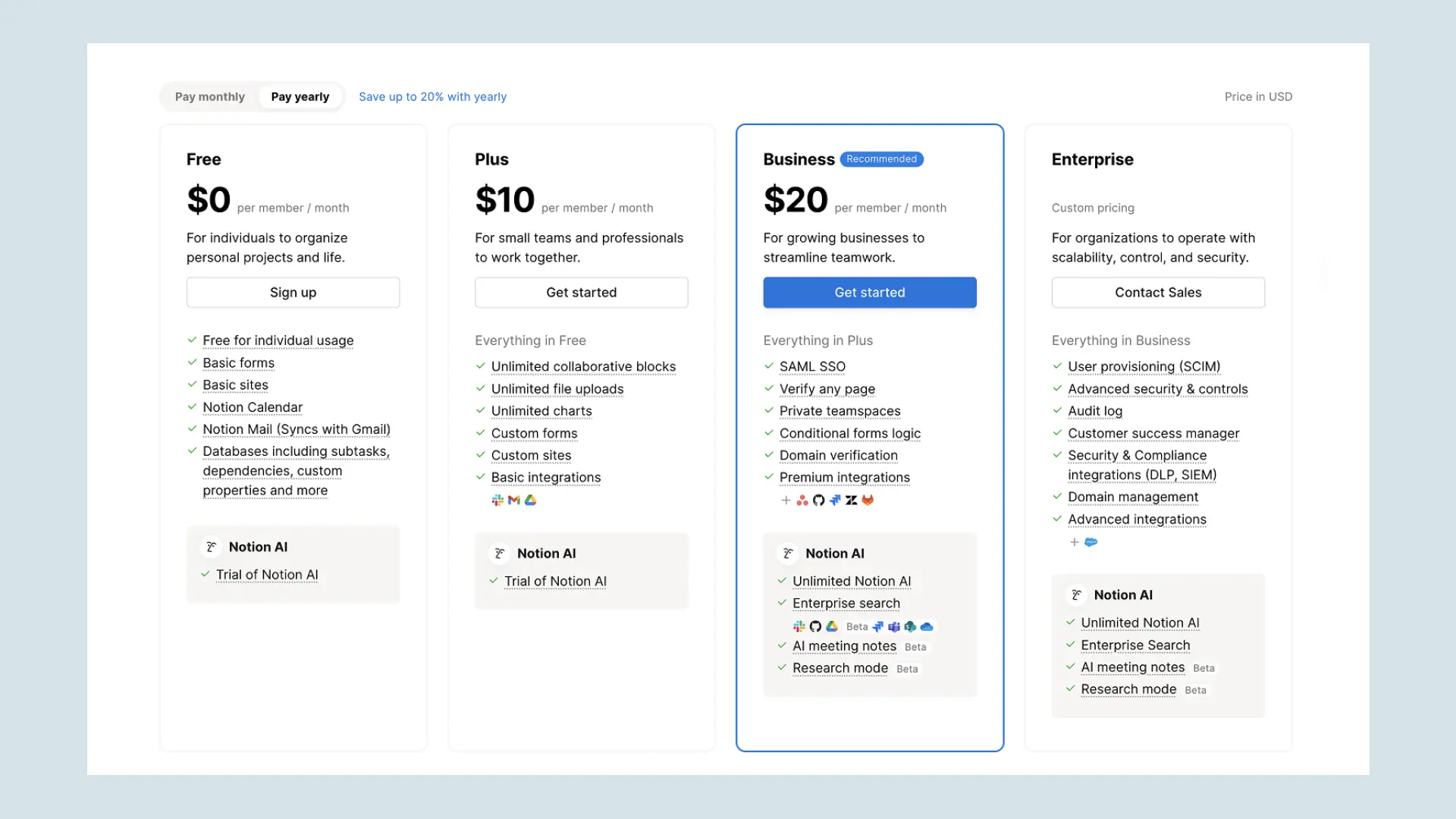 Pricing guide hero screenshot