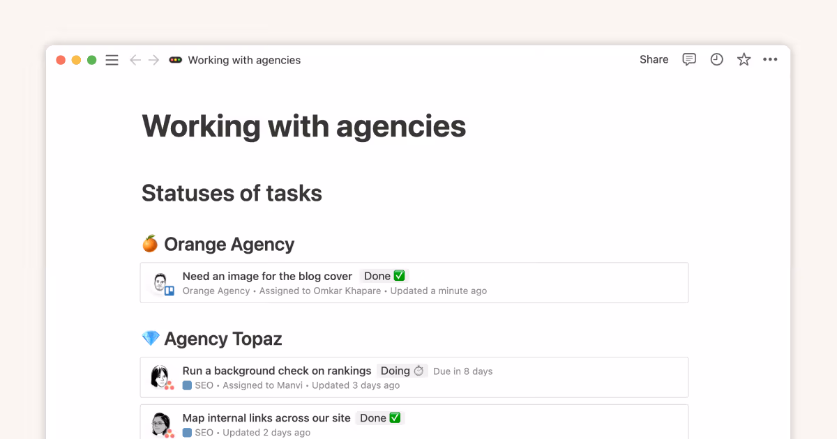 Use link previews to collaborate, manage projects, and ship faster