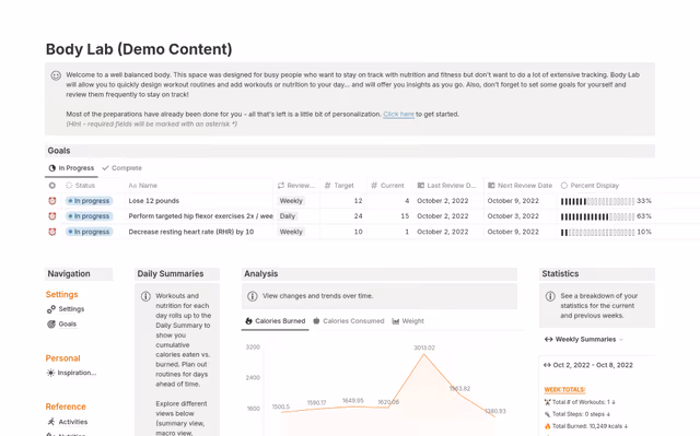 Body Lab - Nutrition & Fitness Management System