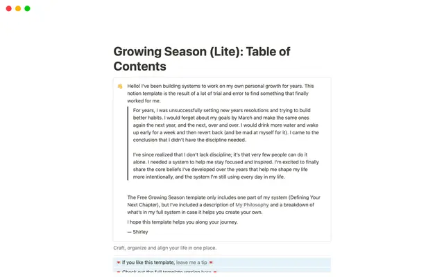 Growing Season | Design Your Life